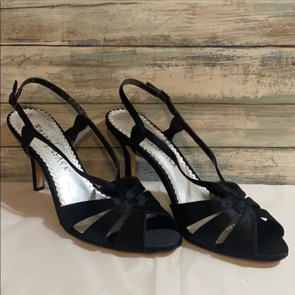 White House Black Market, High Heels, Black, 9.5M